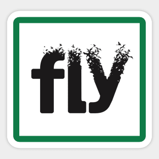 Fly Eagles Fly Sticker